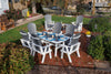 Amish-Made Poly Outdoor Dining Table with Oval end boards in 6' and 8' Lengths and a generous 38.5" Width - Local Pickup ONLY in Downingtown PA