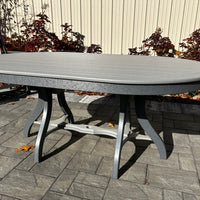 Amish-Made 44" x 68" Oval Patio Dining Table - Local Purchase ONLY in Downingtown PA SR-ODT