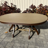 Amish-Made 44" x 68" Oval Patio Dining Table - Local Purchase ONLY in Downingtown PA SR-ODT