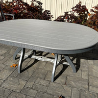 Amish-Made 44" x 68" Oval Patio Dining Table - Local Purchase ONLY in Downingtown PA SR-ODT