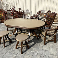 Amish-Made 44" x 68" Oval Patio Dining Table - Local Purchase ONLY in Downingtown PA SR-ODT