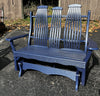 Amish-Made Poly Bentwood Style 4' Swivel Glider - Local Pickup ONLY in Downingtown PA
