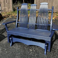 Amish-Made Poly Bentwood Style 4' Swivel Glider - Local Pickup ONLY in Downingtown PA