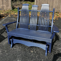 Amish-Made Poly Bentwood Style 4' Swivel Glider - Local Pickup ONLY in Downingtown PA