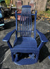 Amish-Made Poly Bentwood Style Swivel Glider Chair - Local Pickup ONLY in Downingtown PA