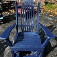 Amish-Made Poly Bentwood Style Swivel Glider Chair - Local Pickup ONLY in Downingtown PA