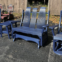Amish-Made Poly Bentwood Style Swivel Glider Chair - Local Pickup ONLY in Downingtown PA