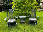 Amish-Made Poly Bentwood Style Swivel Glider Chair - Local Pickup ONLY in Downingtown PA