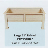 Amish-Made Poly Raised Bed Planter