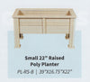 Amish-Made Poly Raised Bed Planter