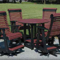 Amish-Made Poly Roll Back Swivel Pub (Tall) Chair - Local Pickup ONLY in Downingtown PA (Copy)