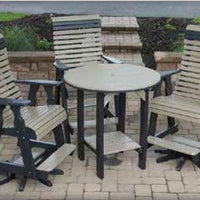 Amish-Made Poly Roll Back Swivel Pub (Tall) Chair - Local Pickup ONLY in Downingtown PA (Copy)