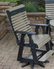 Amish-Made Poly Roll Back Swivel Pub (Tall) Chair - Local Pickup ONLY in Downingtown PA (Copy)