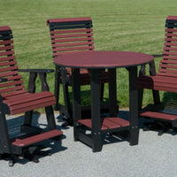 Amish-Made Poly Roll Back Swivel Pub (Tall) Chair - Local Pickup ONLY in Downingtown PA (Copy)