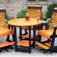 Amish-Made Poly Roll Back Swivel Pub (Tall) Chair - Local Pickup ONLY in Downingtown PA (Copy)