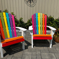 Amish-Made Poly Fanback Adirondack Chairs - Local Pickup ONLY in Downingtown PA