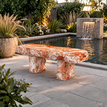 Blue Thumb  Red Onyx Bench - 45"