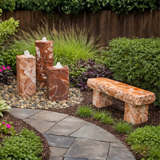 Blue Thumb Smooth Red Onyx Fountain