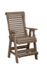 Amish-Made Poly Roll Back Pub (Tall) Chair - Local Pickup ONLY in Downingtown PA
