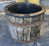 Authentic Oak Whiskey Barrel Pond Kit with Spillway (This Item is for LOCAL PICKUP ONLY at our Downingtown Boutique)