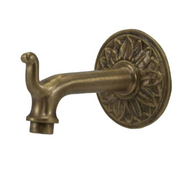 Chianti Spout, Antique Brass Finish