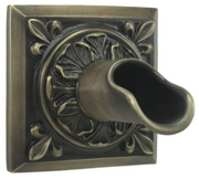 Oak Leaf Scupper (Square), Oil Rubbed Bronze Finish
