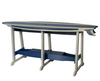 Amish-Made SurfAira Collection Surfboard-Shaped Counter-Height Dining Tables