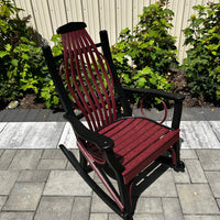 Amish-Made Poly Bentwood Style Rocking Chair with Round Trim - Local Purchase at our Boutique in Downingtown PA only.  Rocker!