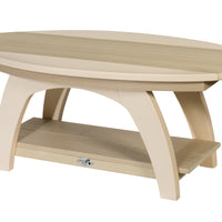 Amish-Made SurfAira Collection Surfboard-Shaped Coffee Table