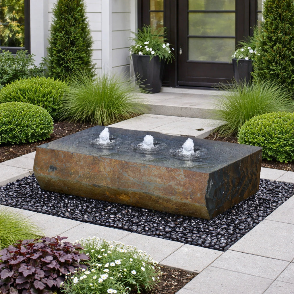 Blue Thumb Triple Drilled Ichise Fountain Kit | Practical Garden Ponds