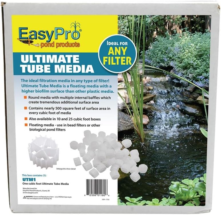 EasyPro Ultimate Floating Biological Filter Media, 1 Cubic Foot