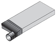 EasyPro Underliner Vent System - 4" End Outlet Fitting and 6" x 150' Roll