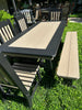 Amish-Made Poly Outdoor Farm Style Dining Table in 5', 6', and 8' Lengths - Local Pickup ONLY in Downingtown PA