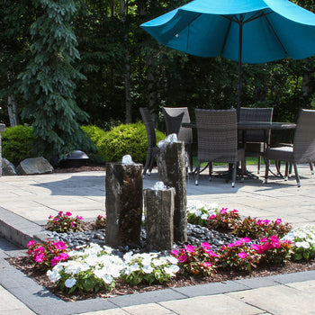 Blue Thumb  Hollowed-Out Basalt Fountain Kit