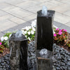 Blue Thumb  Triple Top & One Side Polished Basalt Fountain Kit
