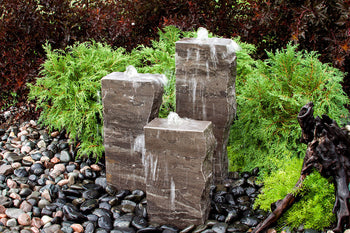 Blue Thumb Rough Blue Limestone Fountain