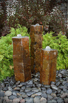 Blue Thumb  Triple Polished Top  Basalt Fountain Kit