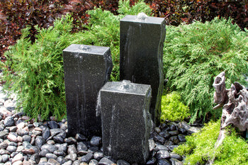 Blue Thumb Rough Black Granite Fountain Kit