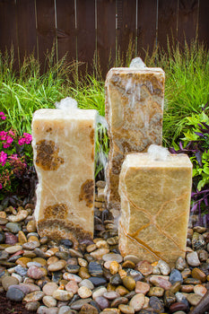 Blue Thumb Rough Yellow Onyx Fountain