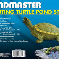 Pondmaster Spouting Turtle Pond Statue packaging