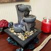 Danner Manufacturing Aura Meditation Fountain on a dining room table