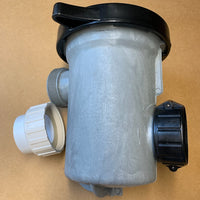 Sequence® gray 90ci Strainer Basket and Prefilter with fittings