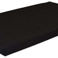 A&L Furniture Weather-Resistant Acrylic Cushion for VersaLoft Mission Daybeds, Black