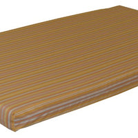 A&L Furniture Weather-Resistant Acrylic Cushion for VersaLoft Mission Daybeds, Orange Stripe