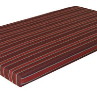 A&L Furniture Weather-Resistant Acrylic Cushion for VersaLoft Mission Daybeds, Red Stripe