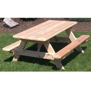 A&L Furniture Company 4' Amish-Made Cedar Kids Picnic Table