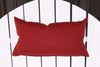 A&L Furniture Weather-Resistant Outdoor Acrylic Pillow for Adirondack Chairs, Burgundy