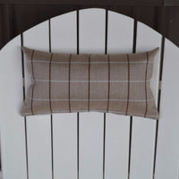 A&L Furniture Weather-Resistant Outdoor Acrylic Pillow for Adirondack Chairs, Cottage Tan