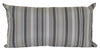 A&L Furniture Weather-Resistant Outdoor Acrylic Pillow for Adirondack Chairs, Gray Stripe
