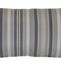 A&L Furniture Weather-Resistant Outdoor Acrylic Pillow for Adirondack Chairs, Gray Stripe